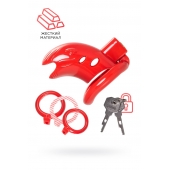 Красный мужской пояс верности из пластика - ToyFa - купить с доставкой в Воронеже