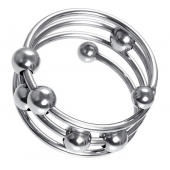 Большое металлическое кольцо под головку пениса - ToyFa - купить с доставкой в Воронеже