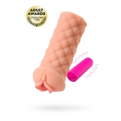 Телесный мастурбатор-вагина Elegance.002 с вибрацией - KOKOS - в Воронеже купить с доставкой