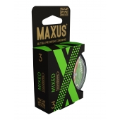 Презервативы в пластиковом кейсе MAXUS AIR Mixed - 3 шт. - Maxus - купить с доставкой в Воронеже