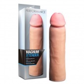 Телесная фаллическая насадка на пенис Magnum Xtender - 23 см. - Blush Novelties - в Воронеже купить с доставкой