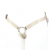 Универсальный пояс с кольцом и реалистичной насадкой - 18 см. - LOVETOY (А-Полимер) - купить с доставкой в Воронеже