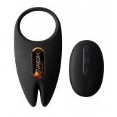 Черное эрекционное кольцо с вибрацией и пультом ДУ Winni 2 - Svakom - в Воронеже купить с доставкой