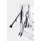 Черные секс-качели на дверь Anonymo №0505 - ToyFa - купить с доставкой в Воронеже