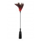 Стек-щекоталка Sweet Caress Feather Whip - 58 см. - Sweet Caress - купить с доставкой в Воронеже