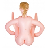 Надувная секс-кукла с реалистичной головой и поднятыми ножками - ToyFa - в Воронеже купить с доставкой