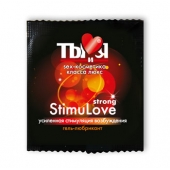 Разогревающий гель-лубрикант Stimulove Strong в одноразовой упаковке - 4 гр. - Биоритм - купить с доставкой в Воронеже