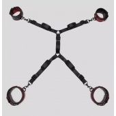 Изысканный набор фиксаций на кровати Reversible Under Mattress Restraint Set - Fifty Shades of Grey - купить с доставкой в Воронеже