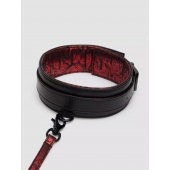 Стильный ошейник с поводком Reversible Faux Leather Collar and Lead - Fifty Shades of Grey - купить с доставкой в Воронеже