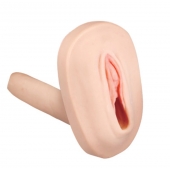 Мастурбатор-вагина с вибрацией и выносным пультом управления REALSTUFF SMOOTH   BALD - Dream Toys - в Воронеже купить с доставкой