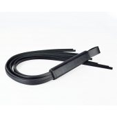 Черная кожаная плеть  Клео  - 60 см. - Sitabella - купить с доставкой в Воронеже