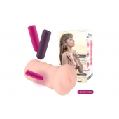 Телесный вибромастурбатор-вагина Gloria Auto - KOKOS - в Воронеже купить с доставкой