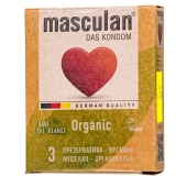 Экологически чистые презервативы Masculan Organic - 3 шт. - Masculan - купить с доставкой в Воронеже