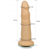 Телесная насадка Harness - 15,8 см. - LOVETOY (А-Полимер) - купить с доставкой в Воронеже