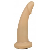 Телесная гладкая насадка Harness - 14,7 см. - LOVETOY (А-Полимер) - купить с доставкой в Воронеже