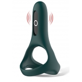 Изумрудное виброкольцо Magic Motion Rise с подхватом мошонки - Magic Motion - в Воронеже купить с доставкой