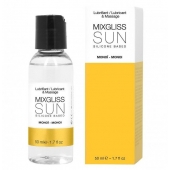 Смазка на силиконовой основе Mixgliss Sun - 50 мл. - Mixgliss - купить с доставкой в Воронеже