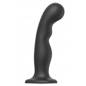 Черная насадка Strap-On-Me Dildo Plug P G size XXL - Strap-on-me - купить с доставкой в Воронеже