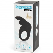 Черное эрекционное виброкольцо Happy Rabbit Rechargeable Rabbit Cock Ring - Happy Rabbit - в Воронеже купить с доставкой
