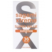 Ультратонкие презервативы Sagami Xtreme Superthin - 36 шт. - Sagami - купить с доставкой в Воронеже