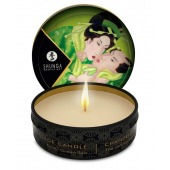 Массажная свеча Exotic Green Tea с ароматом зелёного чая - 30 мл. - Shunga - купить с доставкой в Воронеже