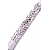 Чёрный стек с треугольным кожаным шлепком - 65 см. - ToyFa - купить с доставкой в Воронеже