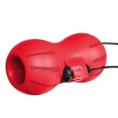 Красный тугой мастурбатор с вибропулями  и пультом - S-HANDE - в Воронеже купить с доставкой