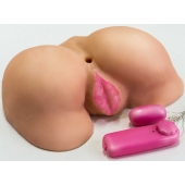 Вибровагина с двумя отверстиями и с выносным пультом - LOVETOY (А-Полимер) - в Воронеже купить с доставкой