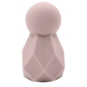 Розовый перезаряжаемый вибратор Polyhedron - 8 см. - CNT