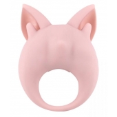 Нежно-розовое перезаряжаемое эрекционное кольцо Kitten Kiki - Lola Games - в Воронеже купить с доставкой