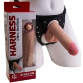 Страпон в подарочной упаковке: трусики с плугом и фаллоимитатор-насадка - 16 см. - LOVETOY (А-Полимер) - купить с доставкой в Воронеже