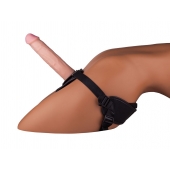 Страпон Харнесс в подарочной упаковке - 21 см. - LOVETOY (А-Полимер) - купить с доставкой в Воронеже