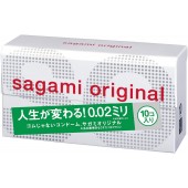 Ультратонкие презервативы Sagami Original 0.02 - 10 шт. - Sagami - купить с доставкой в Воронеже