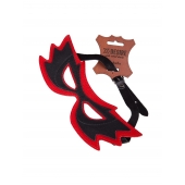 Чёрно-красная маска с прорезями для глаз - Sitabella - купить с доставкой в Воронеже