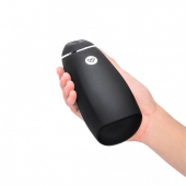 Черный перезаряжаемый мастурбатор для мужчин Pink Vibe - Pink Vibe - в Воронеже купить с доставкой