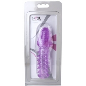 Фиолетовая насадка, удлиняющая половой член - 13,5 см. - Toyfa Basic - в Воронеже купить с доставкой