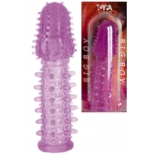 Фиолетовая насадка, удлиняющая половой член - 13,5 см. - Toyfa Basic - в Воронеже купить с доставкой