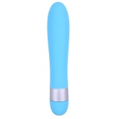 Голубой классический вибратор Precious Passion Vibrator - 17 см. - Chisa