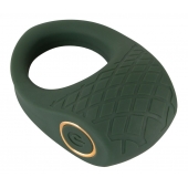 Зеленое эрекционное виброкольцо Luxurious Vibro Cock Ring - Orion - в Воронеже купить с доставкой