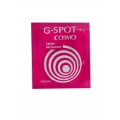 Стимулирующий интимный крем для женщин Cosmo G-spot - 2 гр. - Биоритм - купить с доставкой в Воронеже