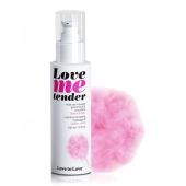 Съедобное согревающее массажное масло Love Me Tender Cotton Candy с ароматом сладкой ваты - 100 мл. - Love to Love - купить с доставкой в Воронеже