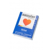 Презервативы с пупырышками Masculan Dotted - 3 шт. - Masculan - купить с доставкой в Воронеже