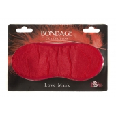 Красная маска на глаза BONDAGE - Lola Games - купить с доставкой в Воронеже