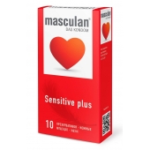 Презервативы Masculan Sensitive plus - 10 шт. - Masculan - купить с доставкой в Воронеже