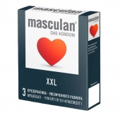 Презервативы увеличенного размера Masculan XXL - 3 шт. - Masculan - купить с доставкой в Воронеже
