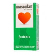 Презервативы анатомической формы Masculan Anatomic - 10 шт. - Masculan - купить с доставкой в Воронеже