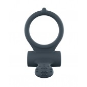 Серое перезаряжаемое эрекционное кольцо с вибрацией Power Clit - Dorcel - в Воронеже купить с доставкой