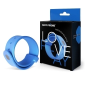 Голубой эрекционный ремешок-утяжка - 1137 - в Воронеже купить с доставкой