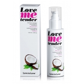 Съедобное согревающее массажное масло Love Me Tender Cocos с ароматом кокоса - 100 мл. - Love to Love - купить с доставкой в Воронеже