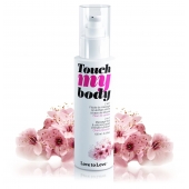 Силиконовый лубрикант 2-в-1 Touch My Body с ароматом вишнёвого цвета - 100 мл. - Love to Love - купить с доставкой в Воронеже